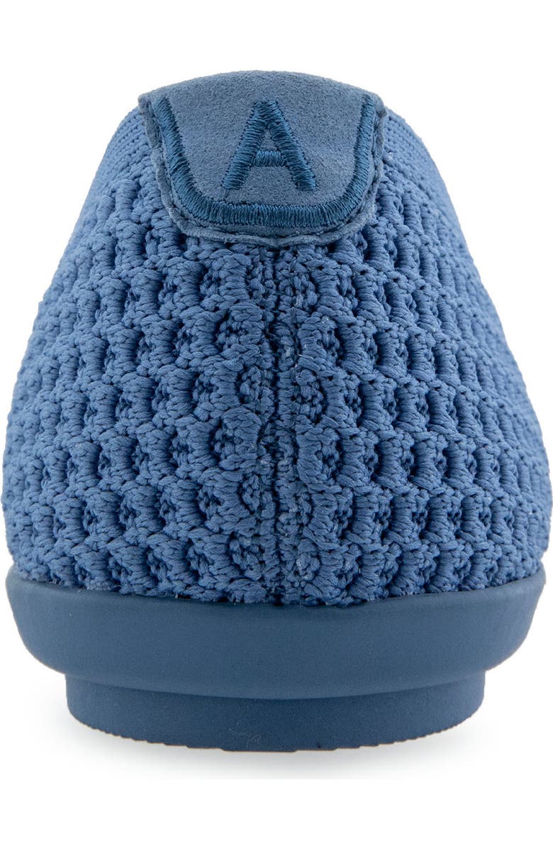 Aerosoles Danielle Knit Flat, Alternate, color, Blue Jean Knit Fabric
