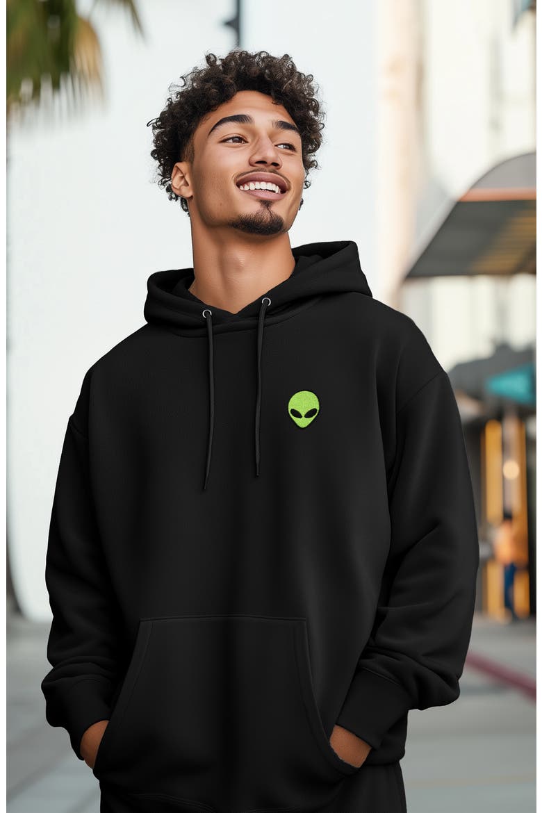 Alien All Day Sweatsuit, Alternate, color, Black