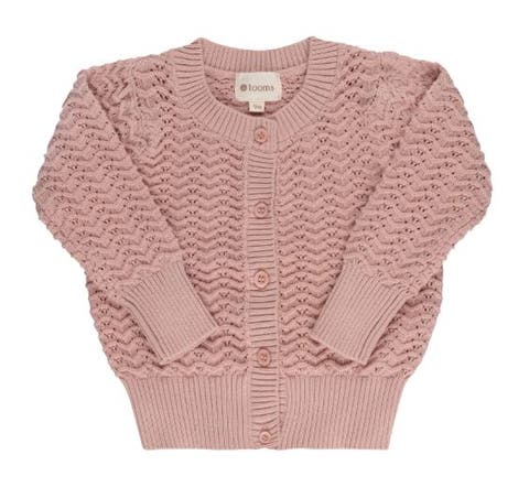 Looms Wave Collection - Knit Pointelle Cardigan