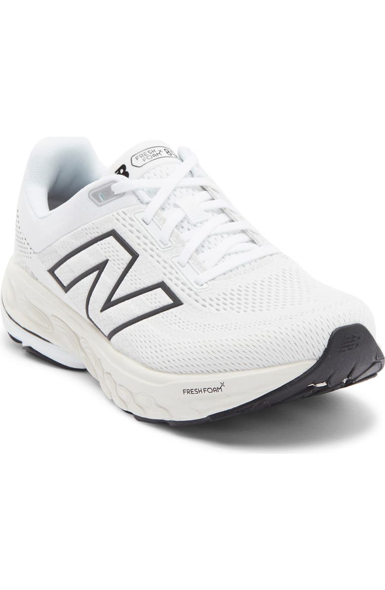 New Balance Fresh Foam X 860 Running Shoe, Main, color, White/ Black