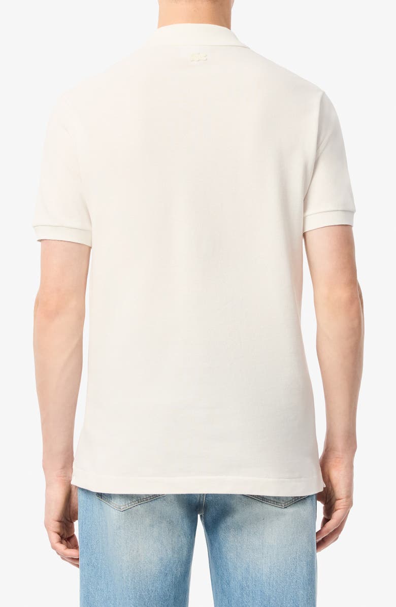 Lacoste Holiday Crocodile Piqué Polo, Alternate, color, Flour