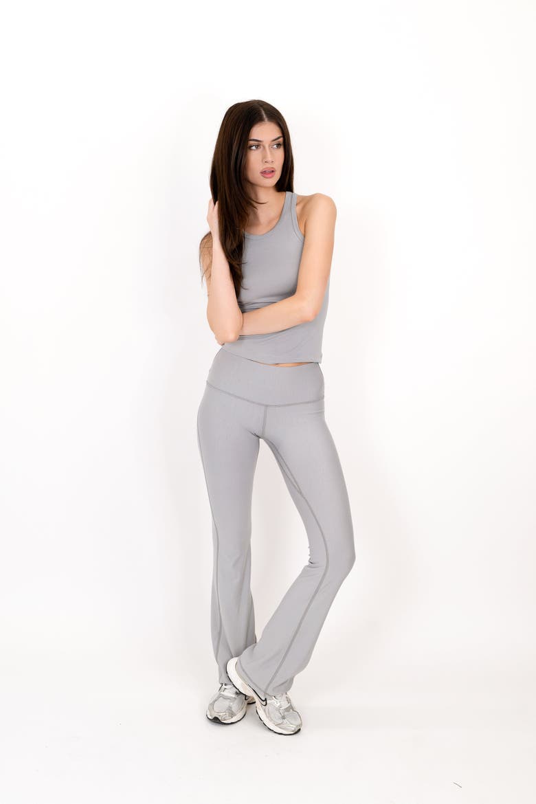 The Core Flare Legging, Main, color, gray