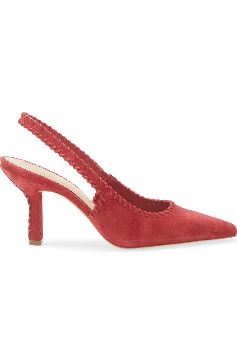 Cinq à Sept Suki Whipstitch Slingback Pump, Alternate, color, Bordeaux