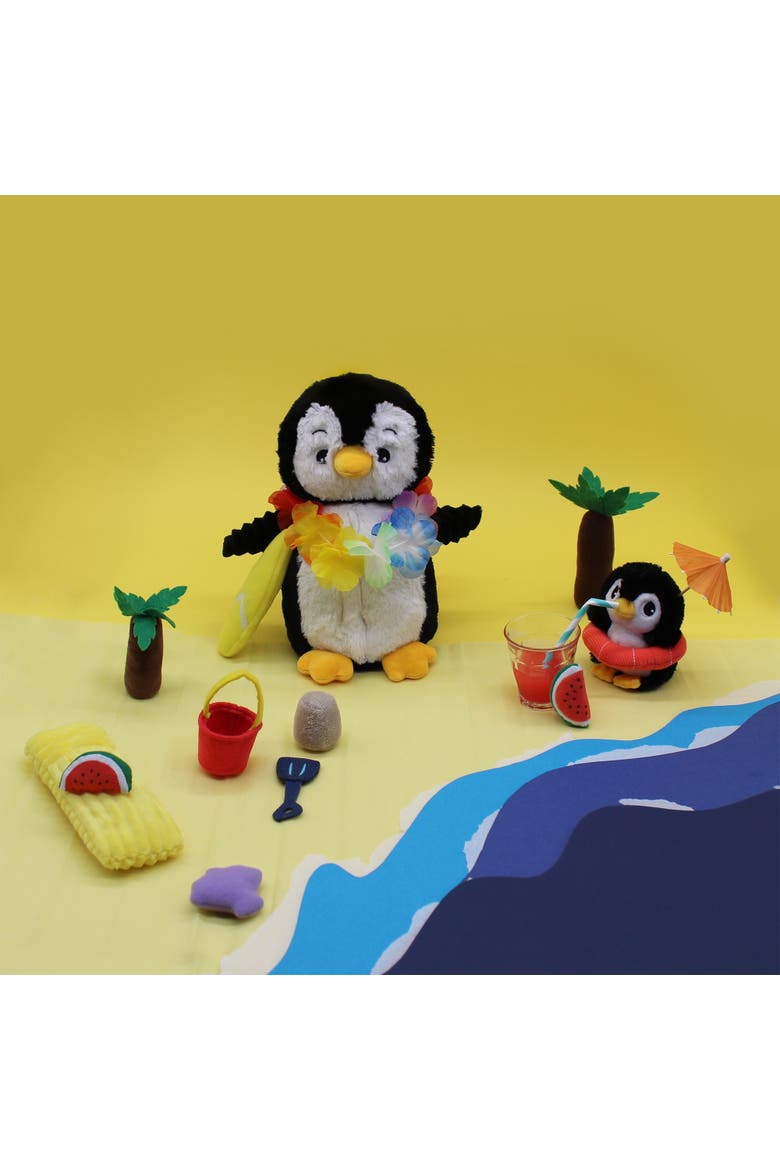 Penguin Mom & Her Baby - Secret Keeper Plush Toy, Eco-Friendly, Soft & Washable, Alternate, color, Blue