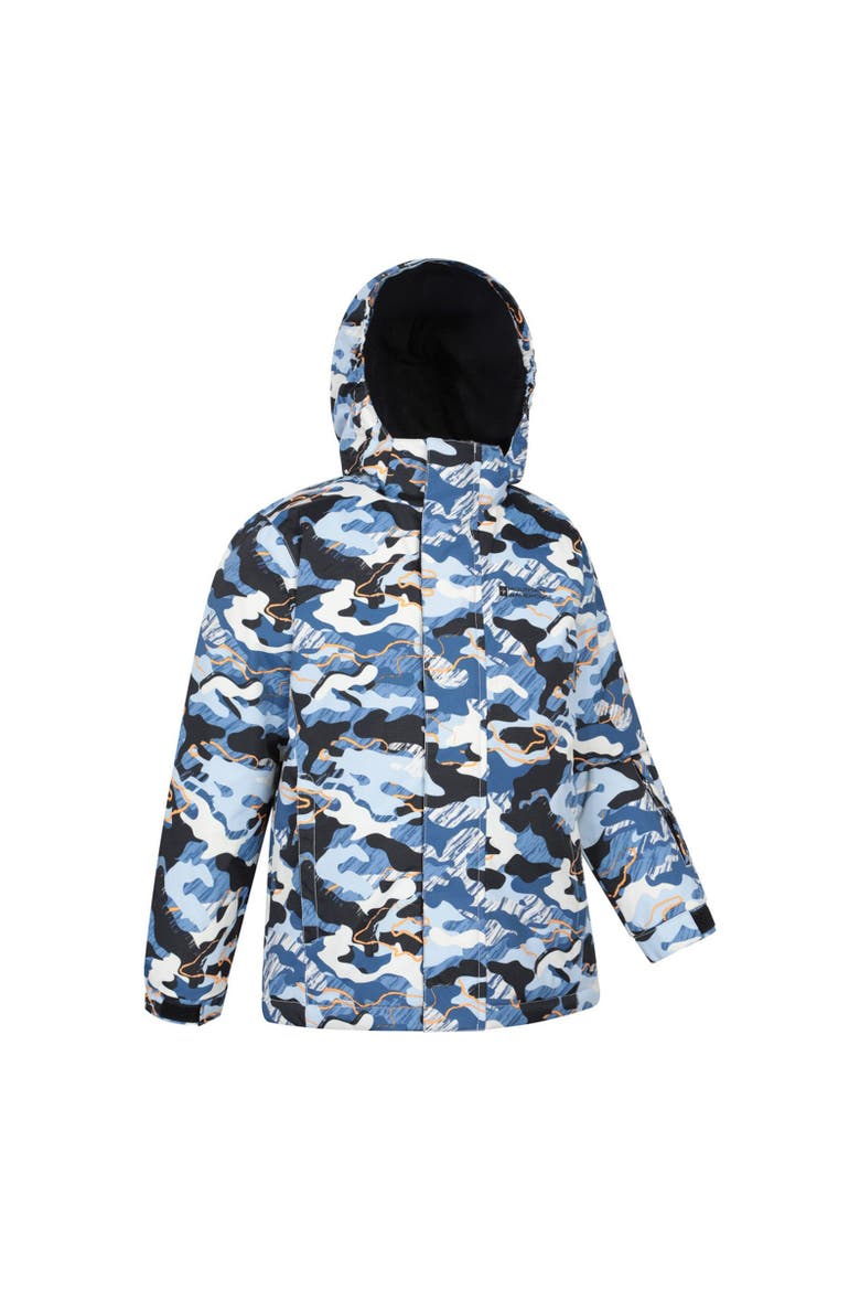 Childrens/Kids Mogal Geometric Ski Jacket, Alternate, color, Pale Blue