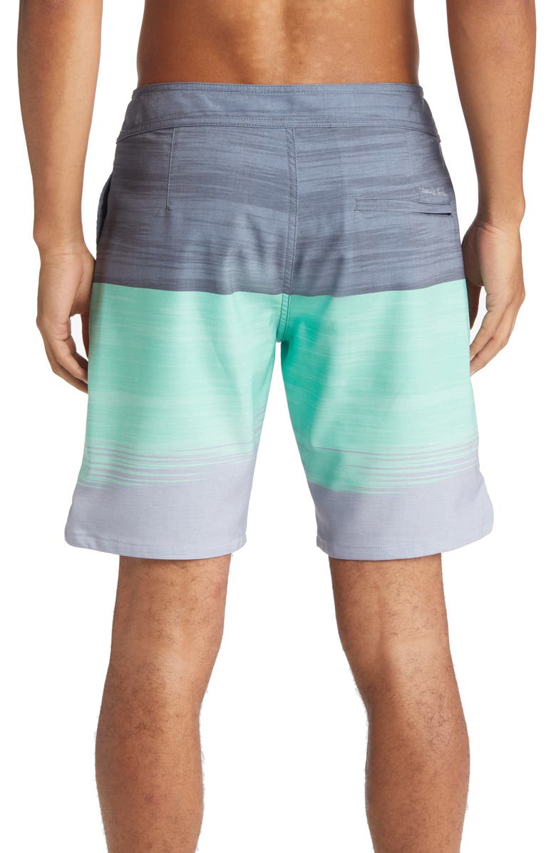 TravisMathew Nobody Panic Board Shorts, Alternate, color, Heather Grey