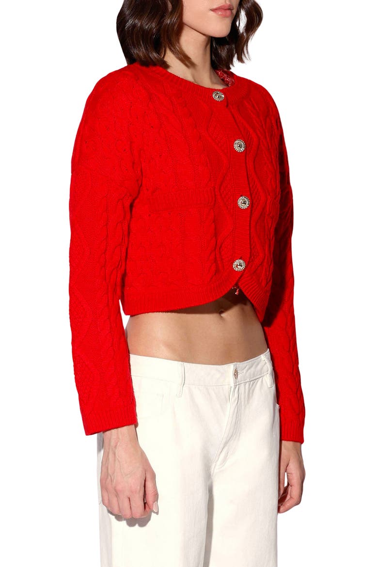 Claire Cardigan, Alternate, color, RED
