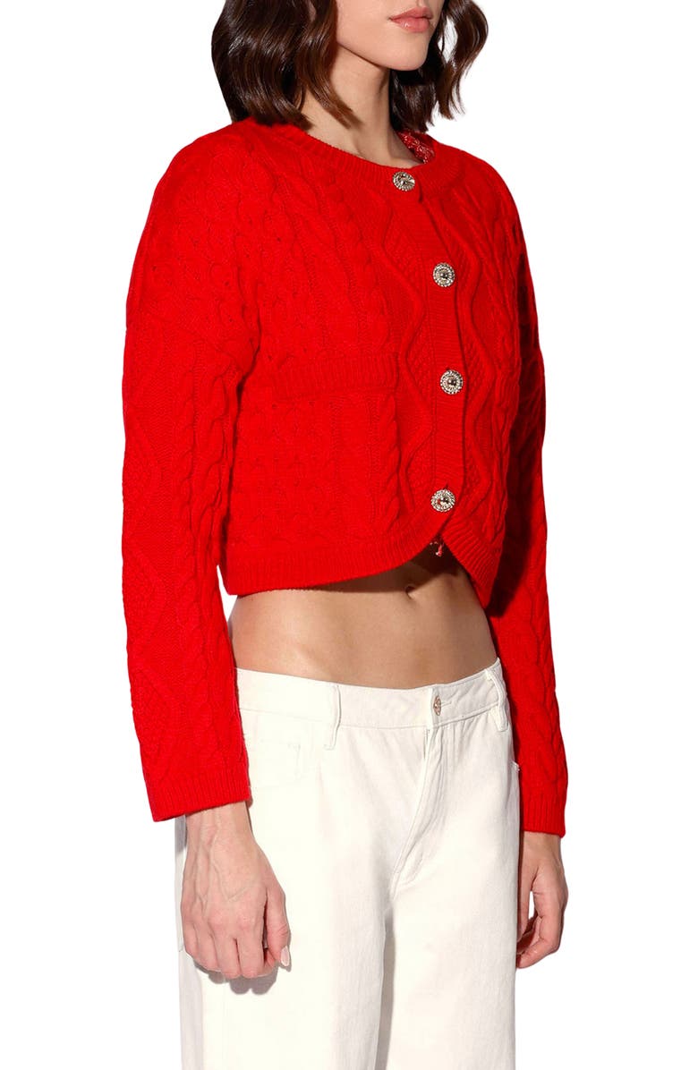 Walter Baker Claire Cardigan, Alternate, color, Red
