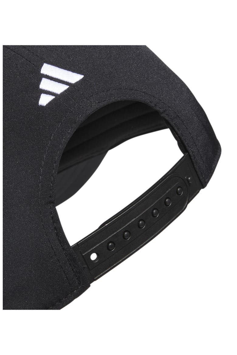 Rope Trim Golf Snapback Hat, Alternate, color, BLACK