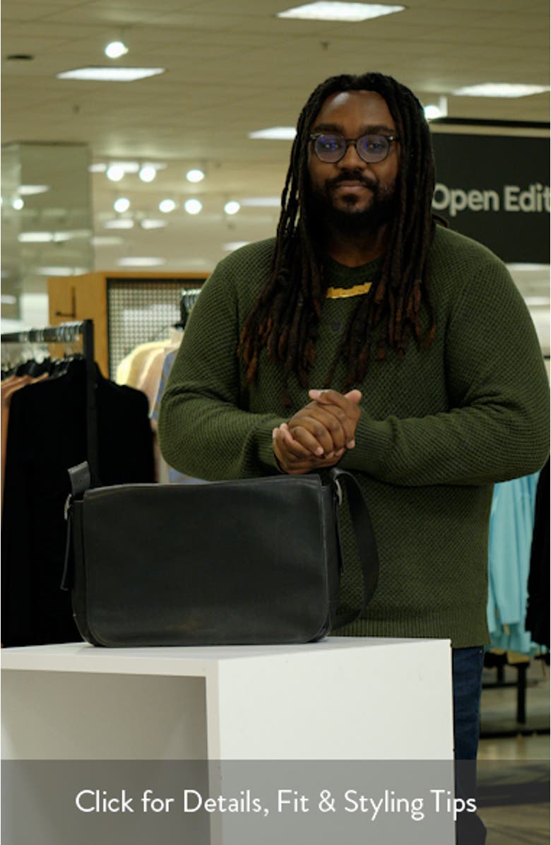 Runwell Leather Messenger Bag, sales video thumbnail