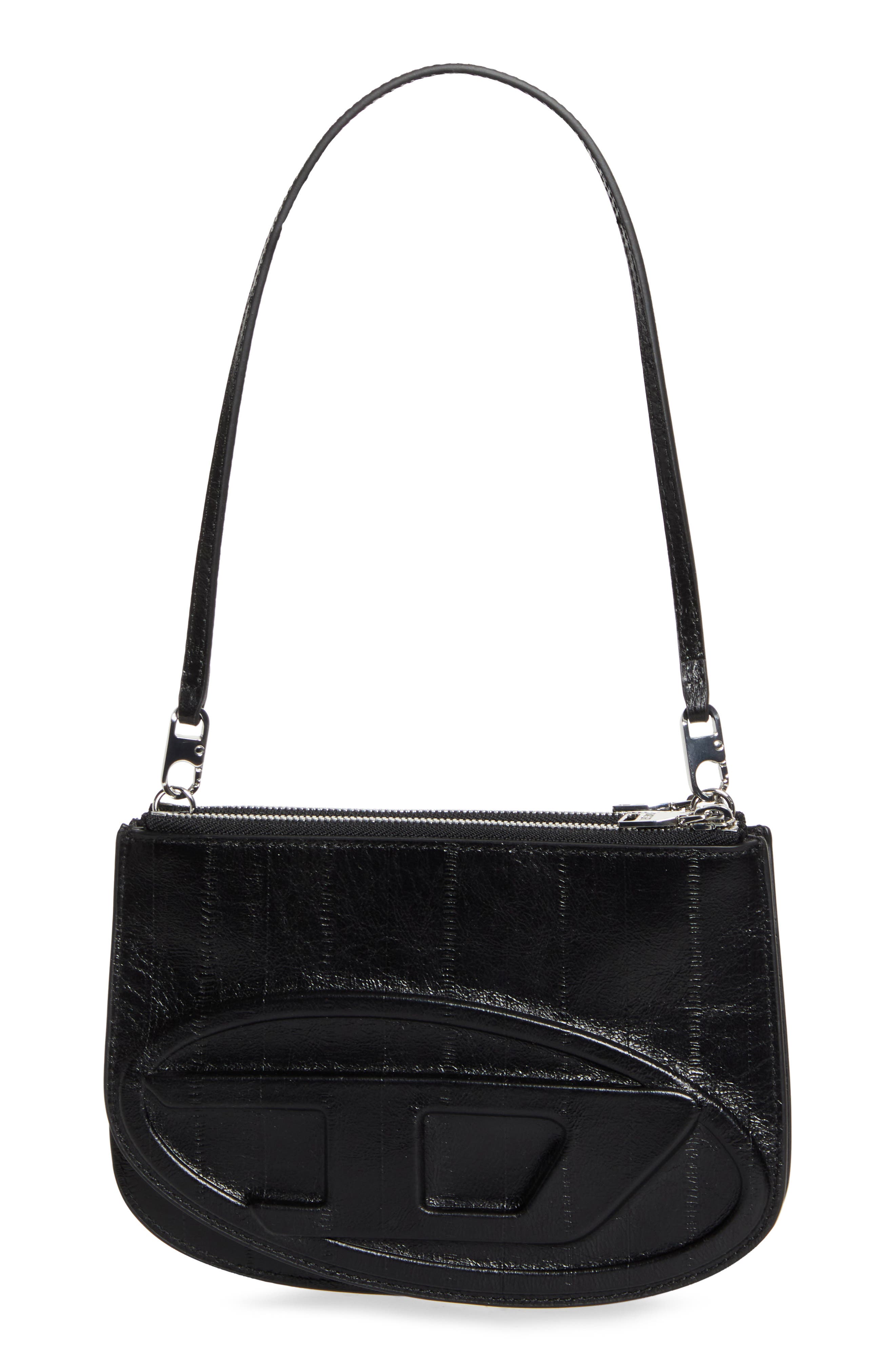 DIESEL<sup>®</sup> 1DR Twin Double Pouch Faux Leather Shoulder Bag, Alternate, color, 