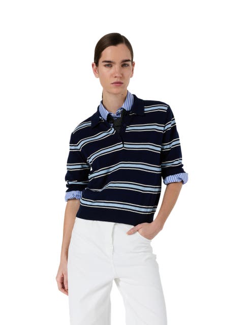 Leila Knit Polo Top