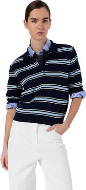 GERARD DAREL Leila Knit Polo Top