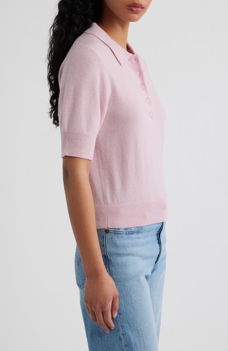 Reformation Skye Cashmere Polo, Alternate, color, Babygirl