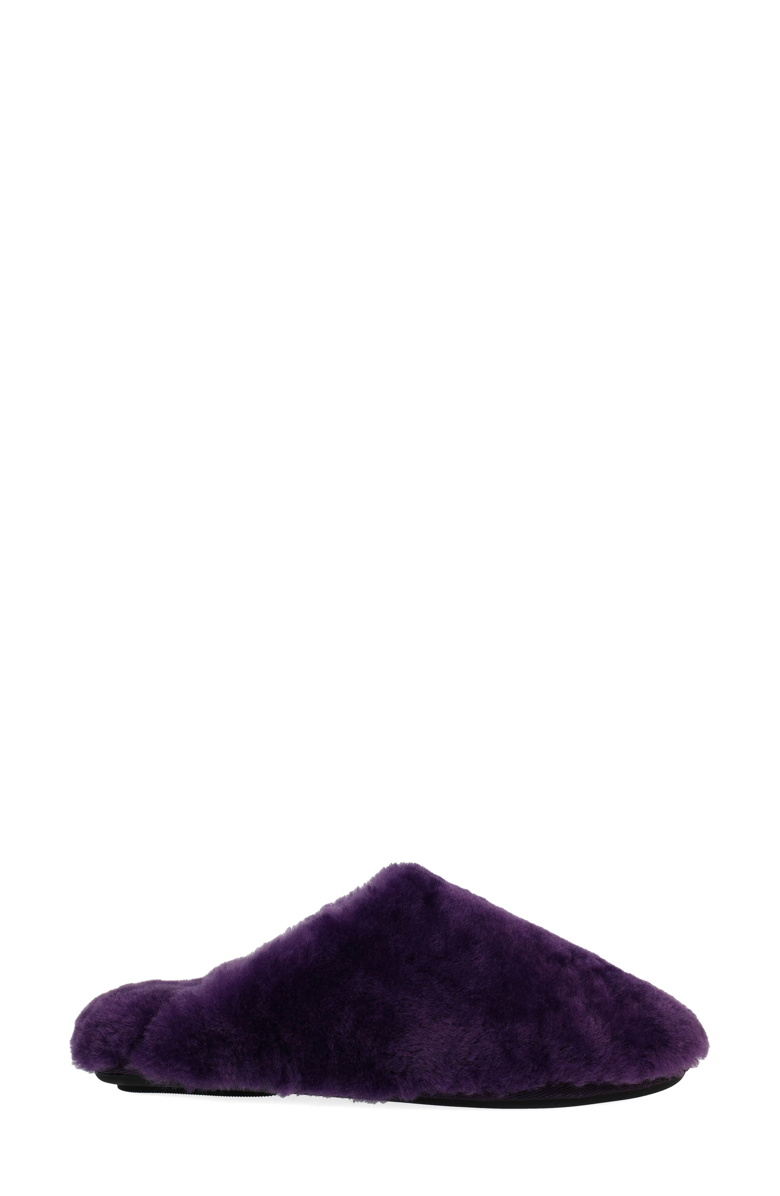 Bliss Genuine Shearling Slipper, Alternate, color, VIOLET