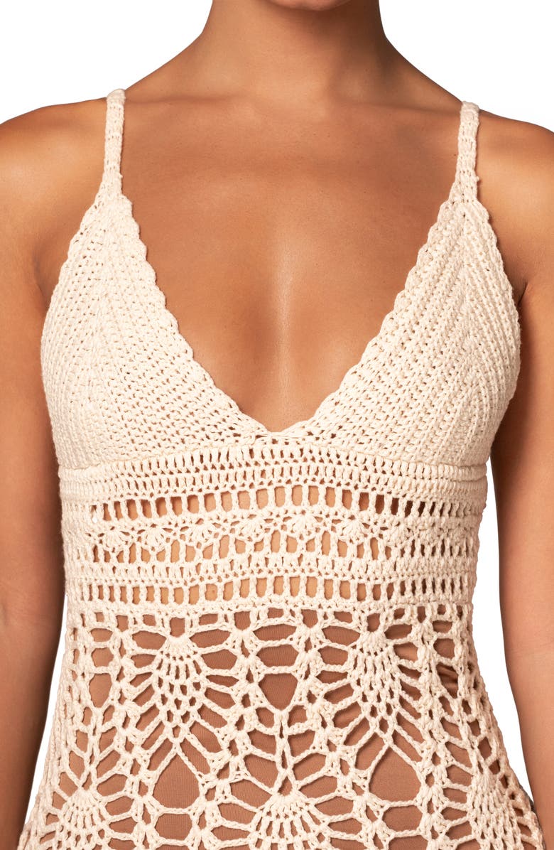 JLUXLABEL Great Escape Crochet Maxi Dress, Alternate, color, White