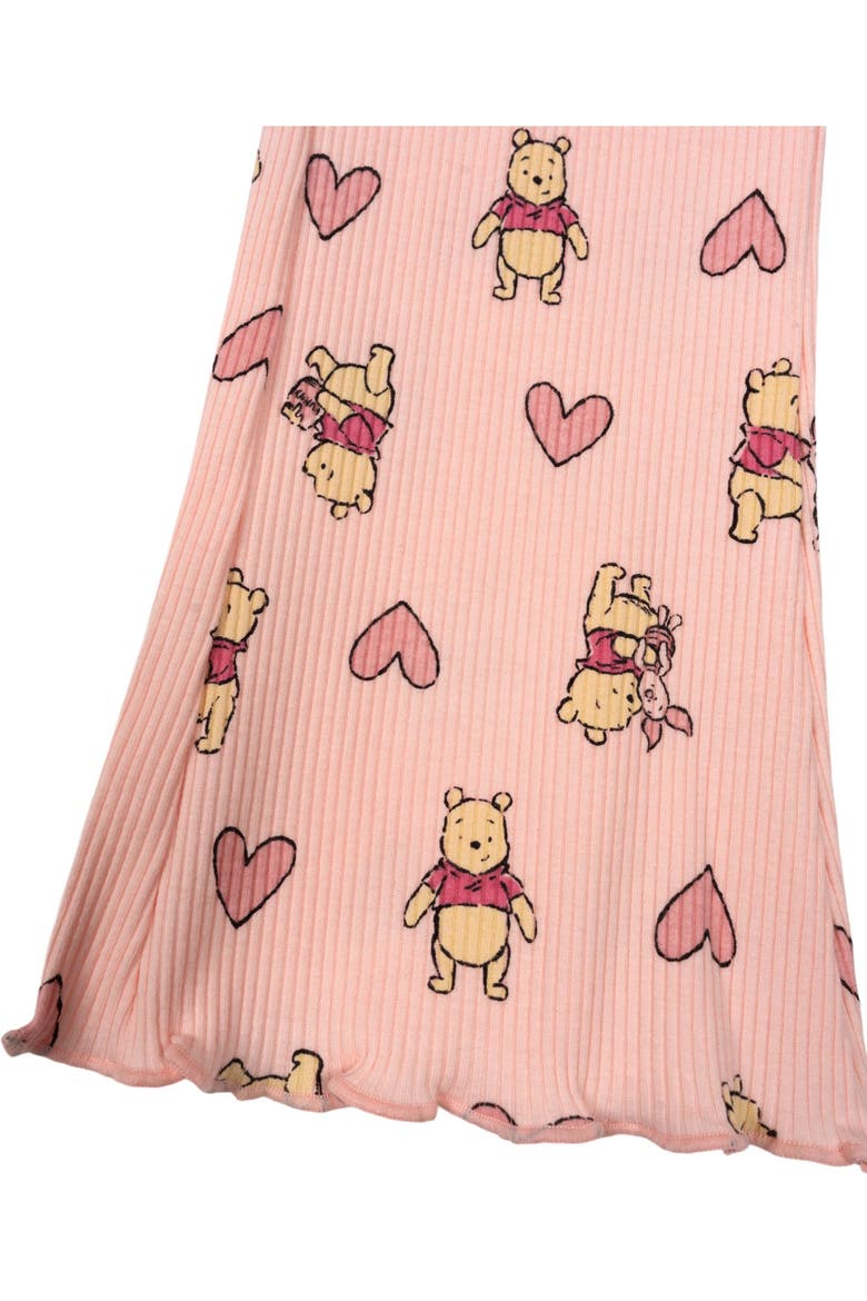Winnie the Pooh Ribbed Long Sleeve Tee and Pants Set, Alternate, color, Pink Heart Pooh