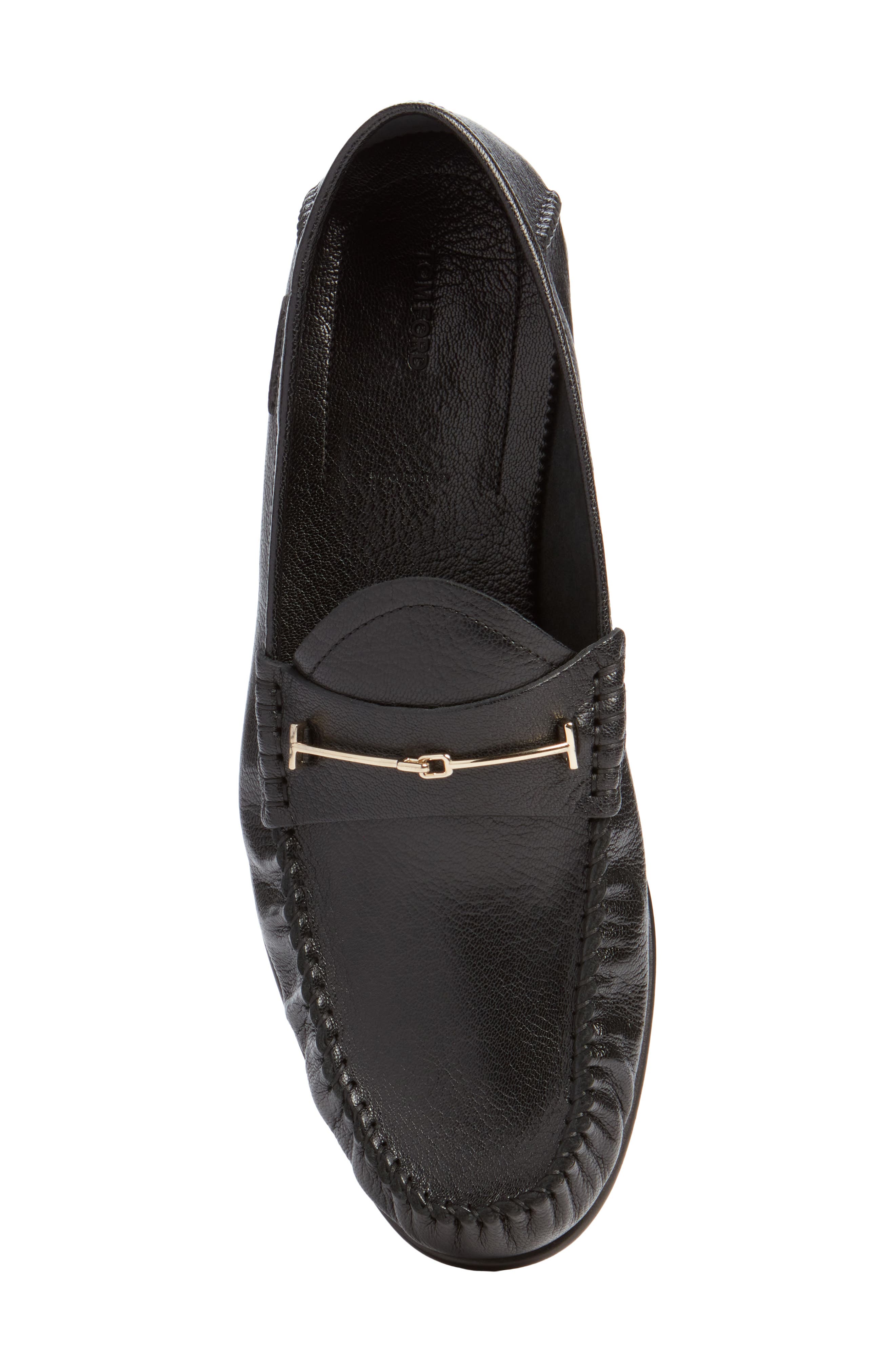 Ripley Double T Bit Loafer, Alternate, color, NAA BLACK