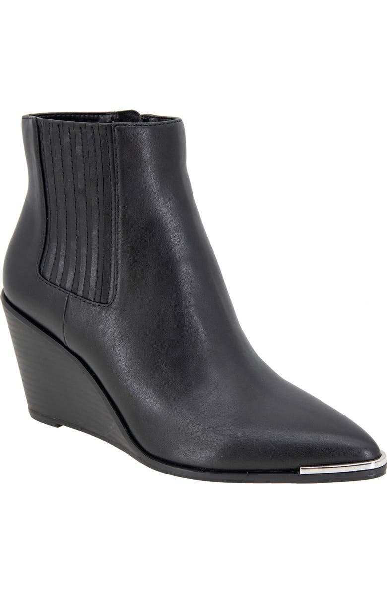 BCBGeneration Jacksin Pointed Toe Wedge Bootie, Main, color,