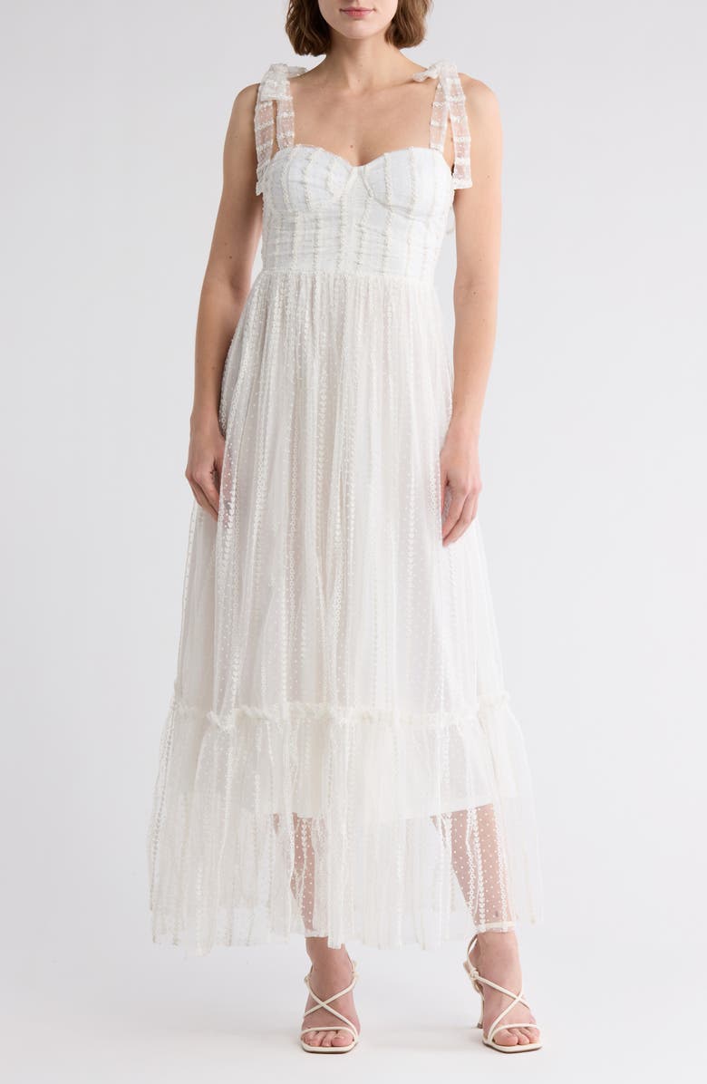 Blu Pepper Tulle Maxi Sundress, Main, color,