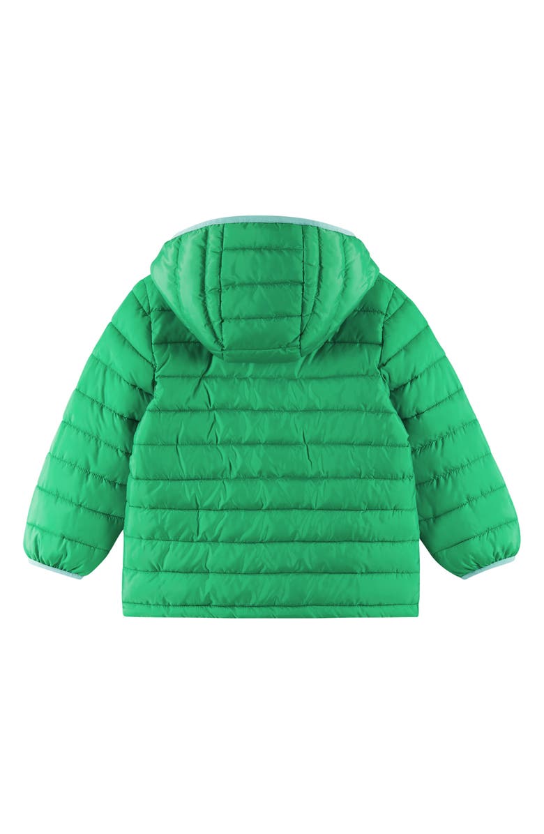 Andy & Evan Kids' Reversible Puffer Jacket, Alternate, color, Green Bear