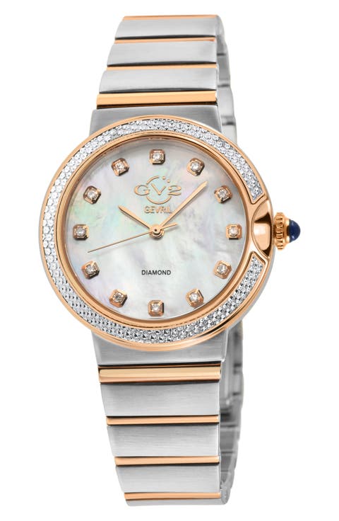 Sorrento Swiss Quartz Diamond Bracelet Watch, 32mm