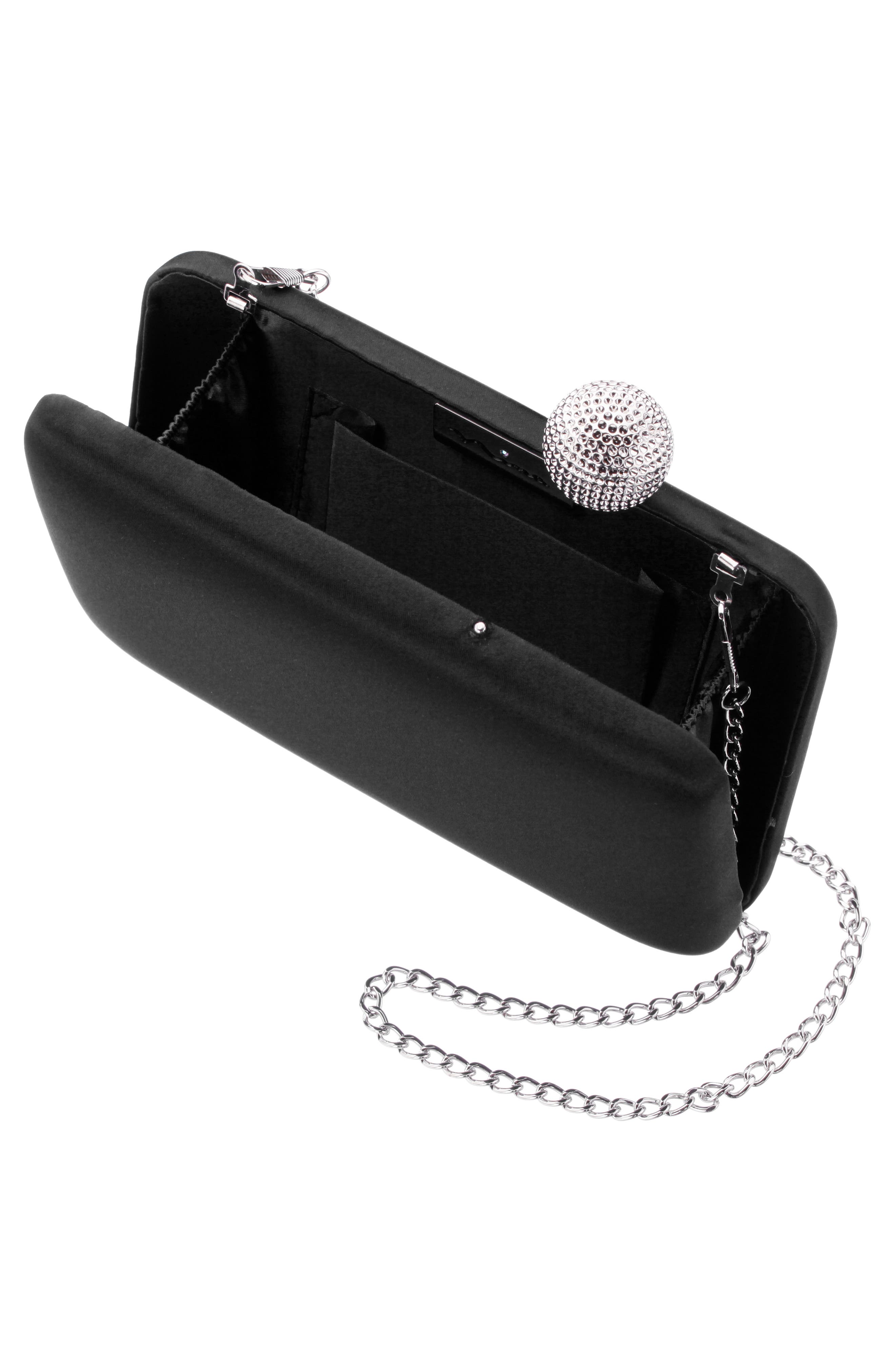 Nina Kimberly Clutch, Alternate, color, Black