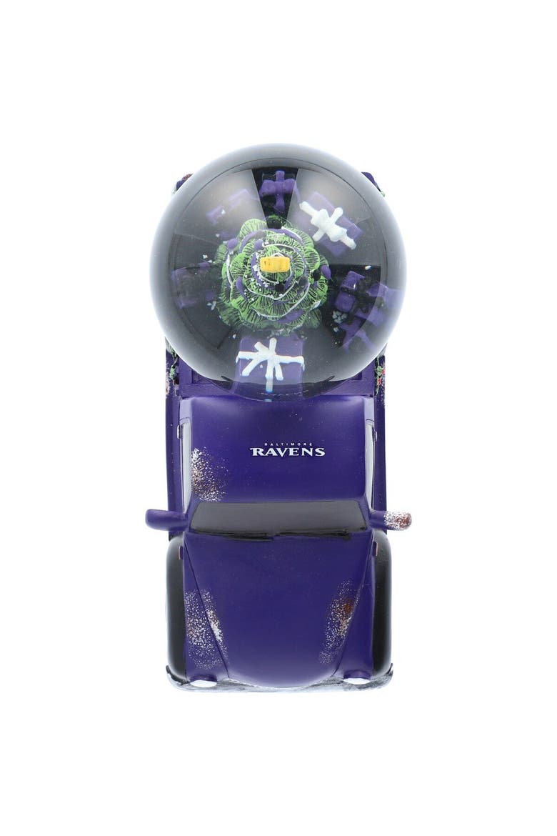 Baltimore Ravens Truck Snow Globe, Alternate, color, Purple