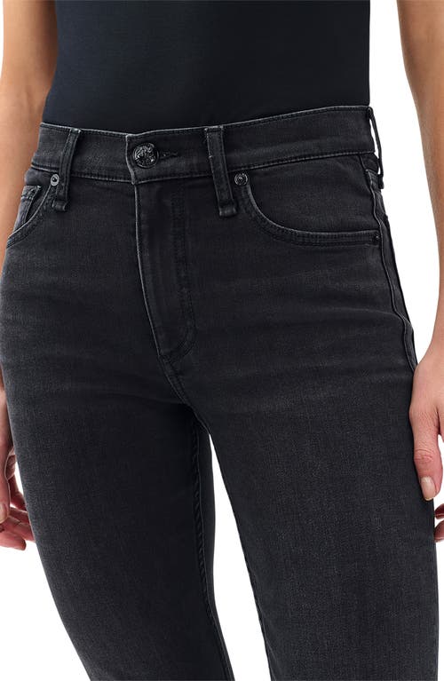 Rag & Bone Flexi Peyton Mid Rise Ankle Bootcut Jeans In Blue