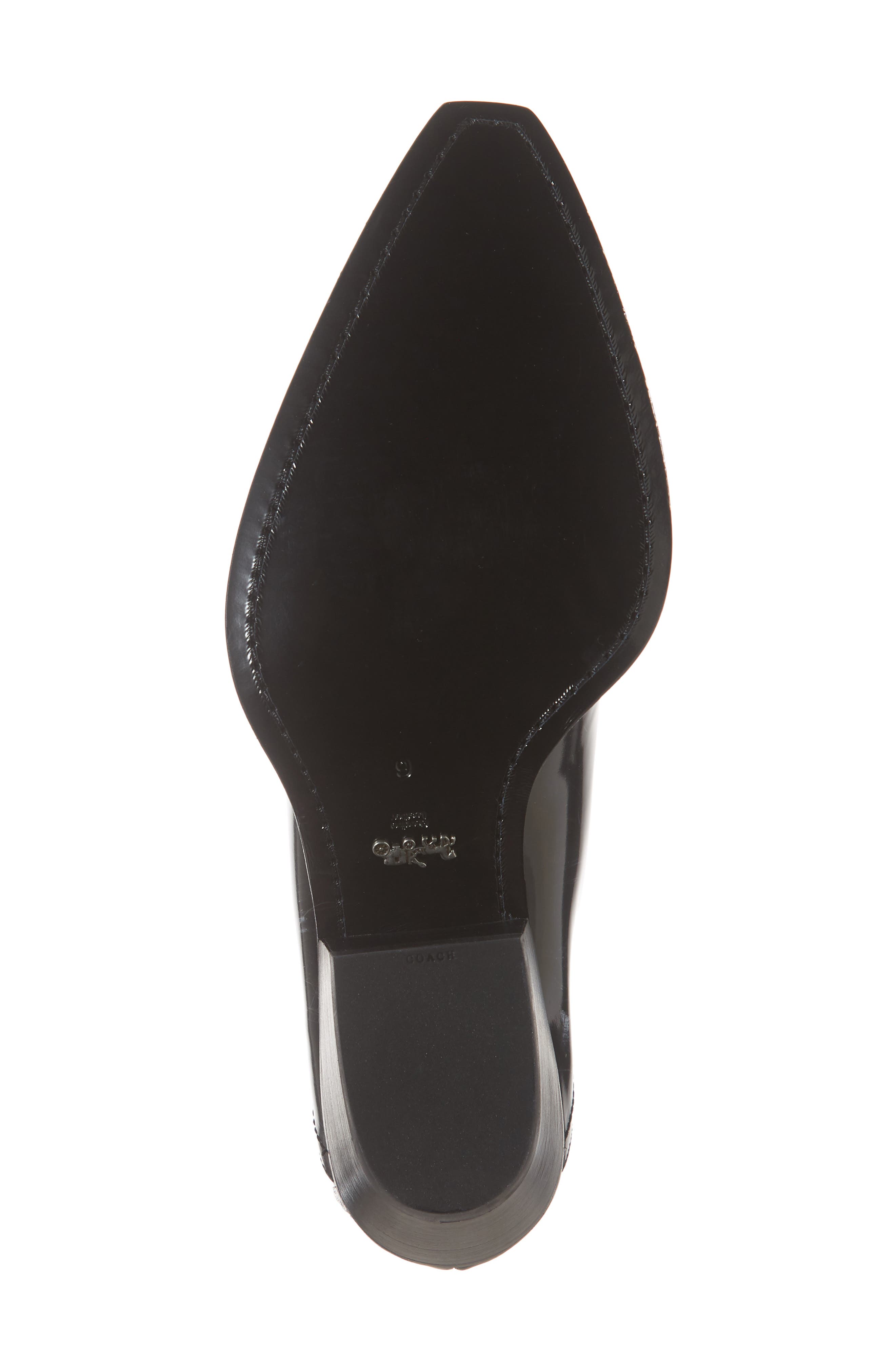 Lace-Up Bootie, Alternate, color, BLACK LEATHER