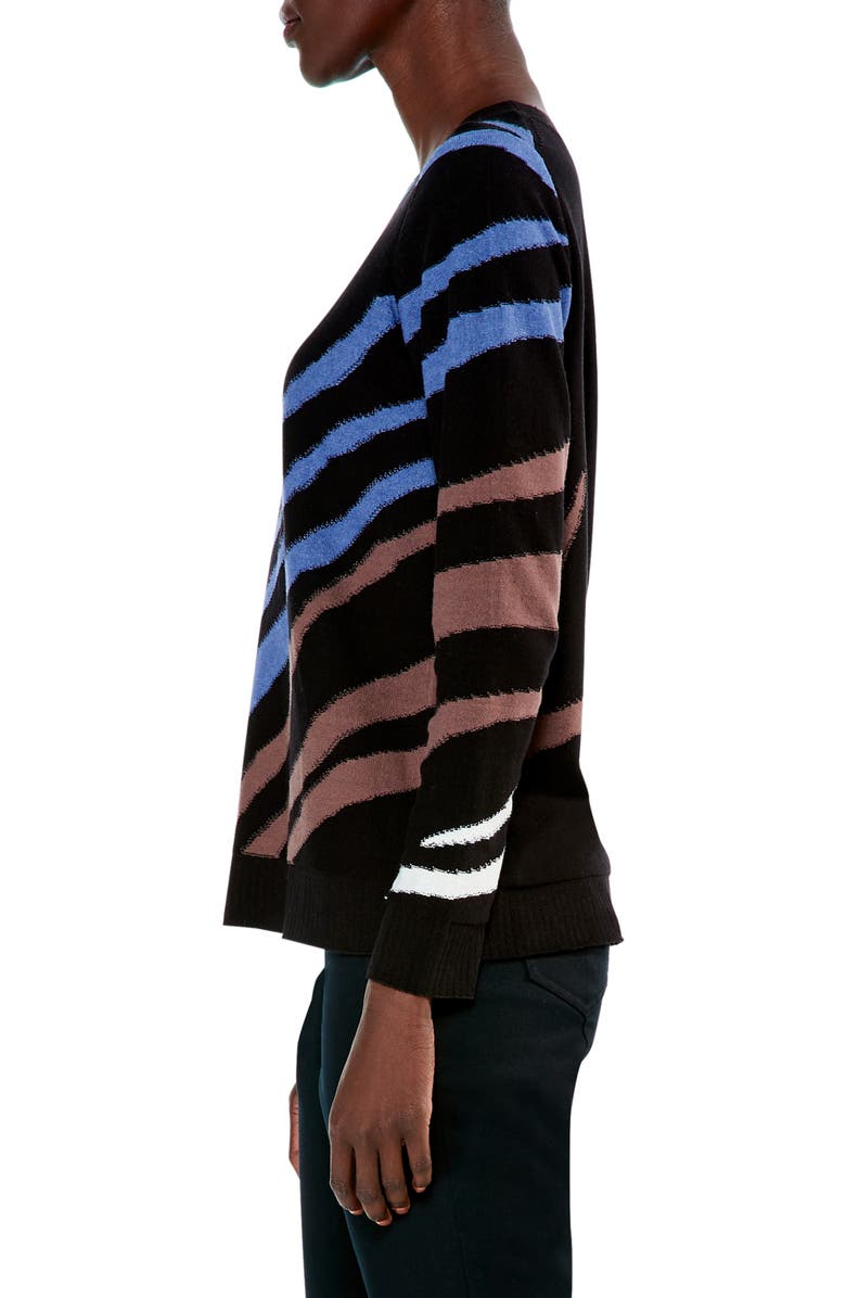 NIC+ZOE Falling Stripes Sweater, Alternate, color,