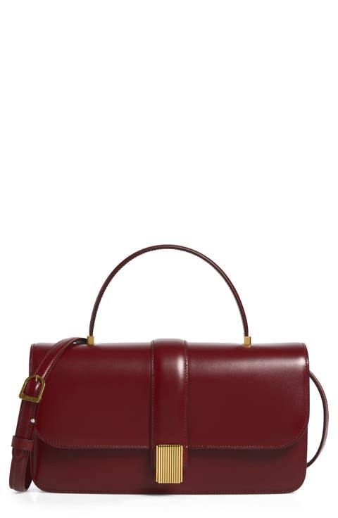 Blake Leather Top Handle Bag