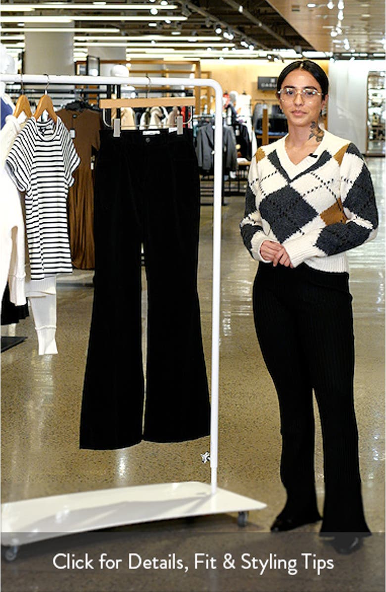 Violeta Flared Stretch Corduroy Jeans, sales video thumbnail