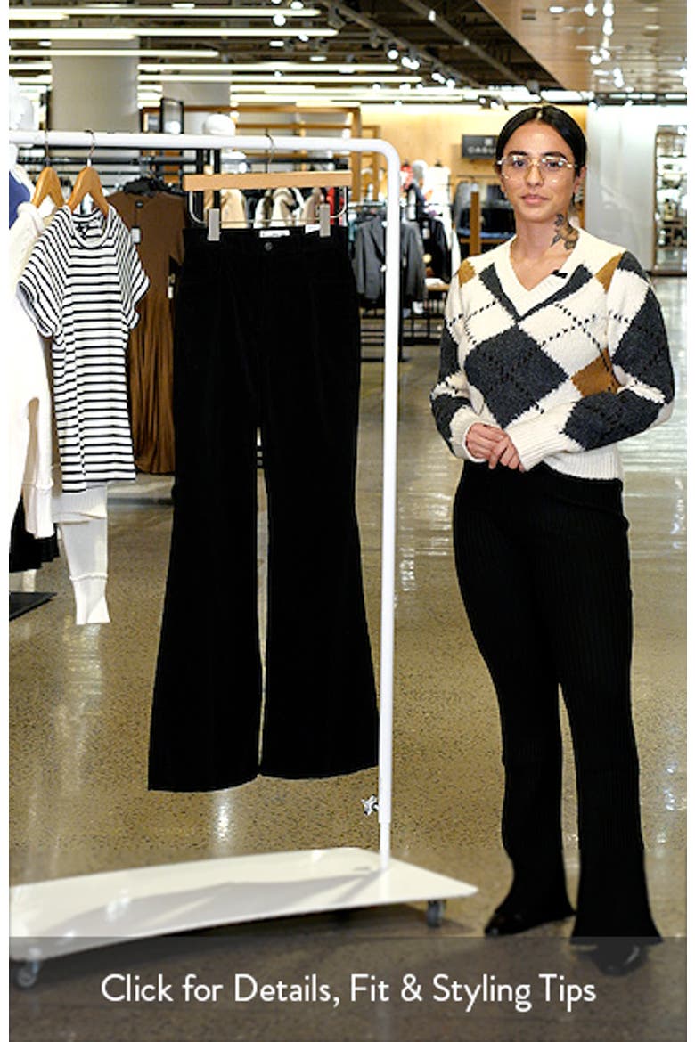 Violeta Flared Stretch Corduroy Jeans video