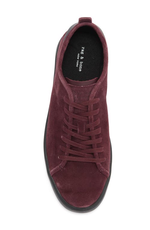 Rag & Bone Perry Sneaker In Burgundy