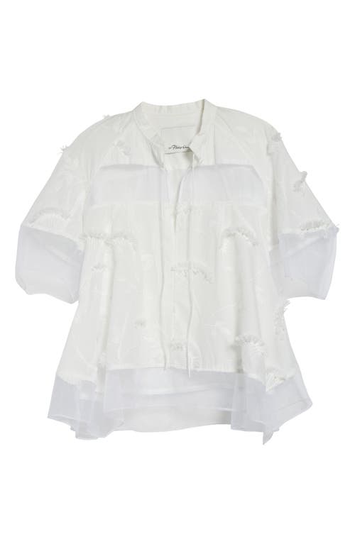 3.1 Phillip Lim Chiffon Tie Neck Top