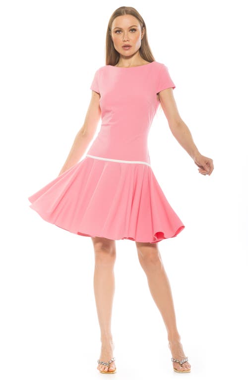 Alexia Admor Drop Waist Dress In Pink