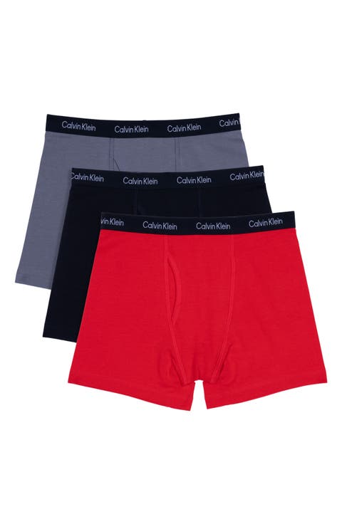 Kids' Assorted 3-Pack Stretch Cotton Boxer Briefs (Little Kid & Big Kid)