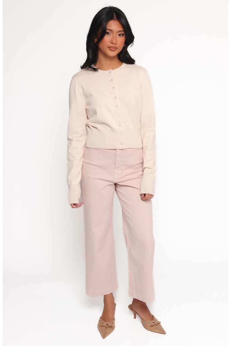 Elita Snap Front Cardigan, Alternate, color, CREAM