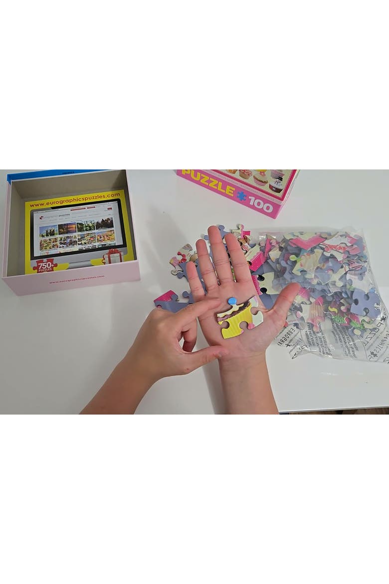 Cupcakes 100 Piece Puzzle, Alternate, color, Multicolored