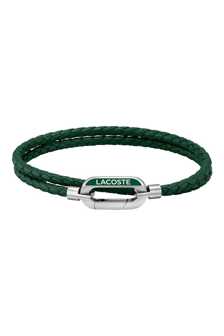 Men's Starboard Bracelet, Main, color, GREEN / SILVER