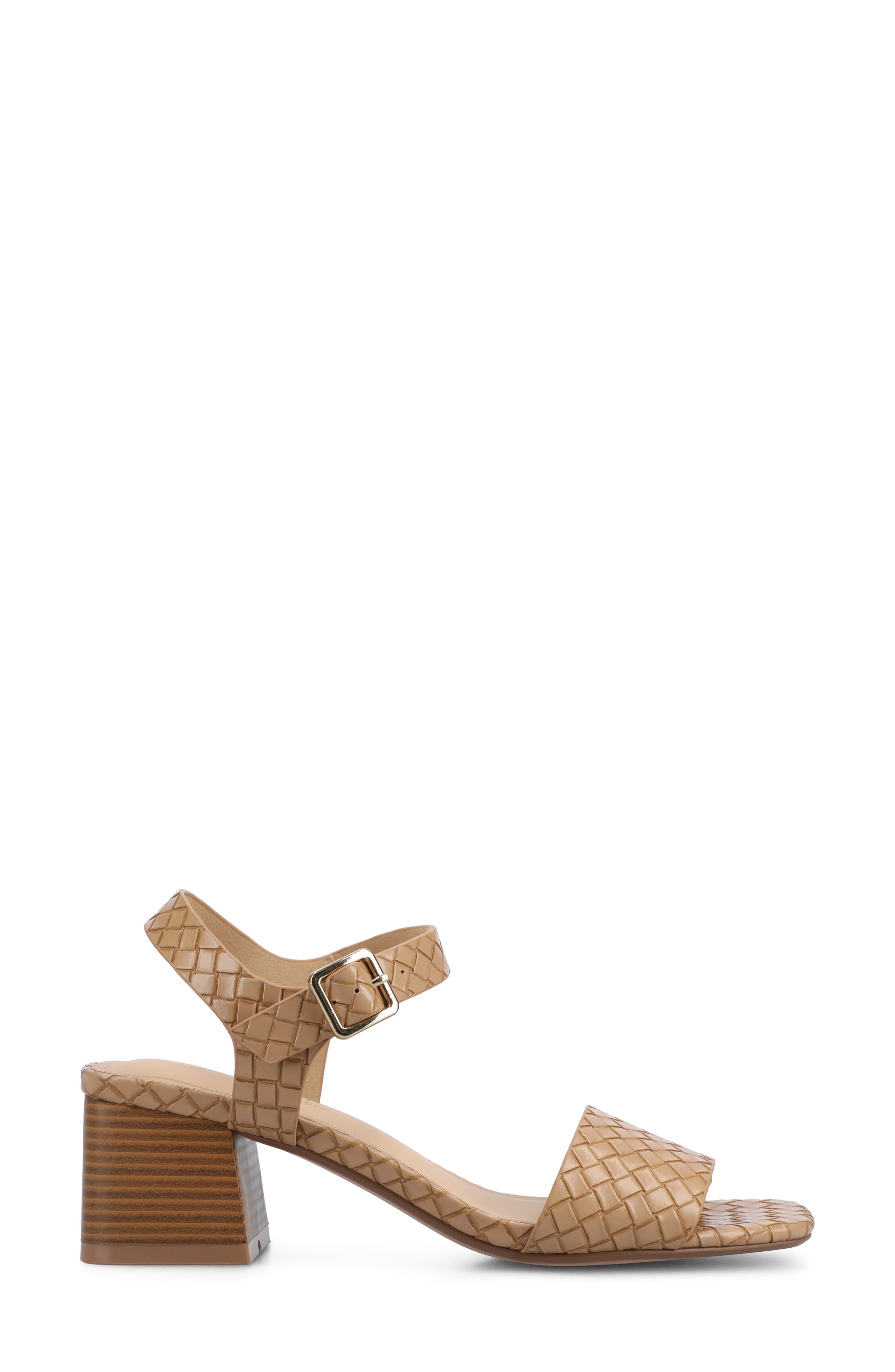 Shaina Sandal, Alternate, color, TAN WOVEN