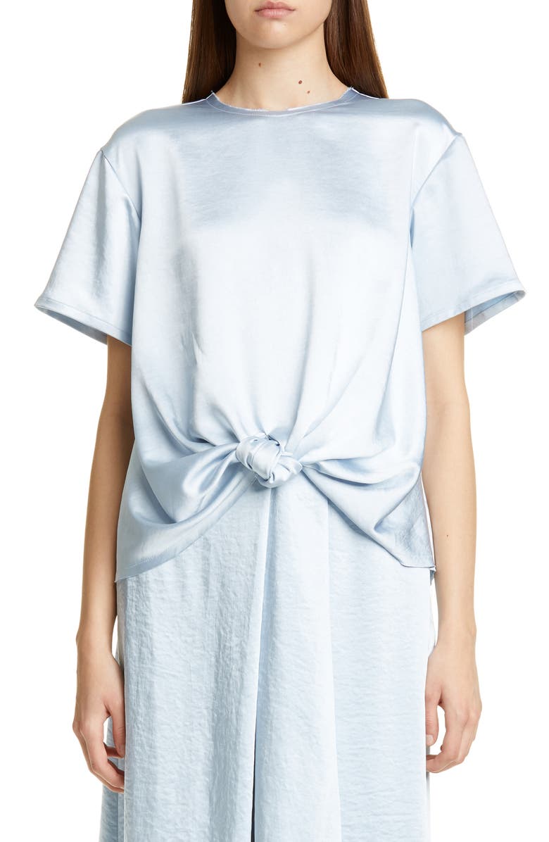 Rejina Pyo Amber Satin Blouse, Main, color, 