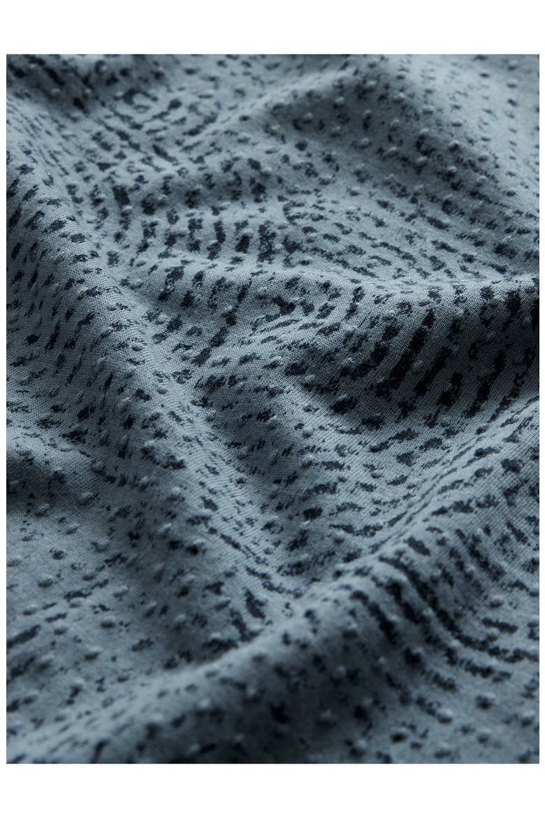LUMEN TEXTURE CREW WITH RECORD, Alternate, color, STEEL BLUE