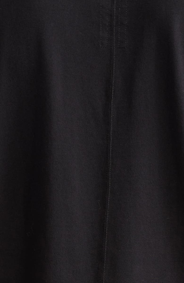 Rick Owens Level T Longline Cotton T-Shirt, Alternate, color, Black