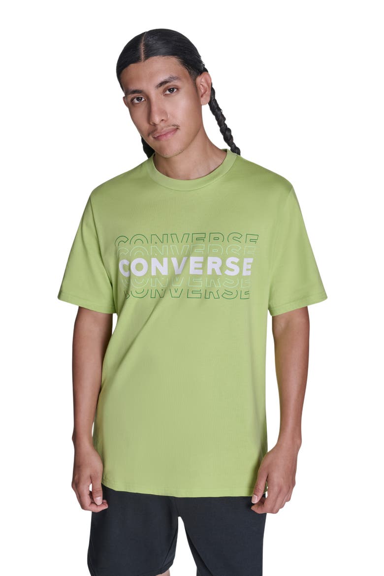 Outlines T-Shirt, Main, color, NEON MATCHA
