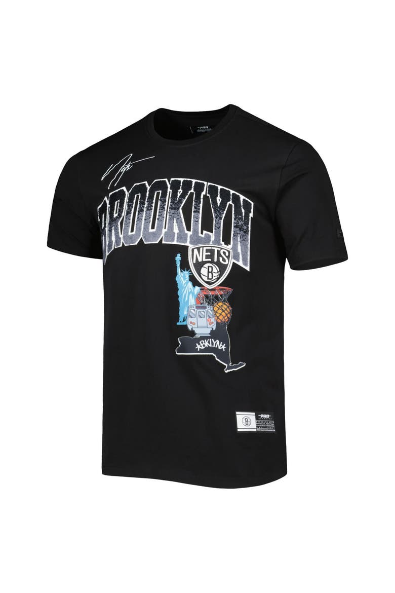 Men's Pro Standard Black Brooklyn Nets Hometown Chenille T-Shirt, Alternate, color, Black