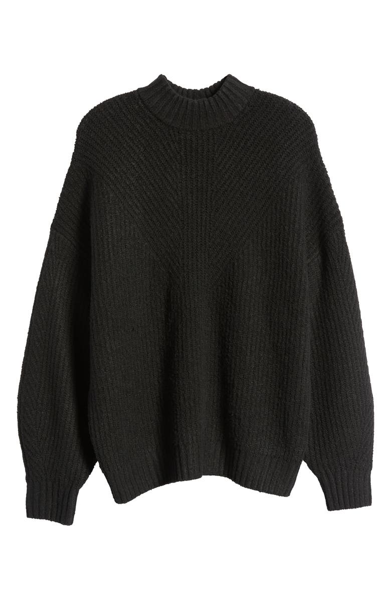Halogen<sup>®</sup> Oversize Mock Neck Sweater, Alternate, color, 