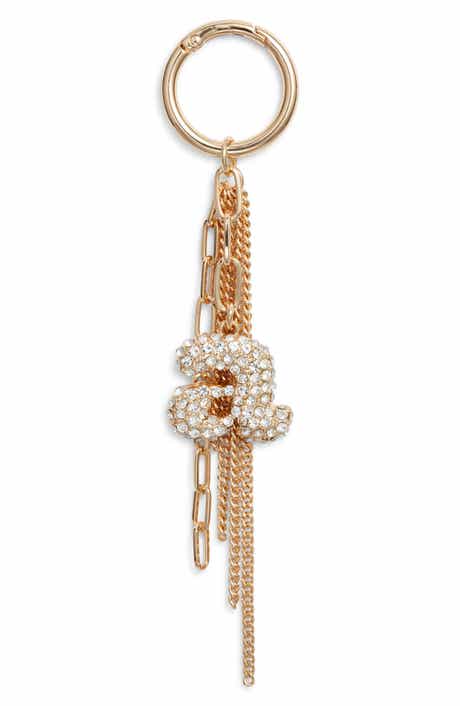 Chelsea28 Pavé Crystal Inital Bag Charm