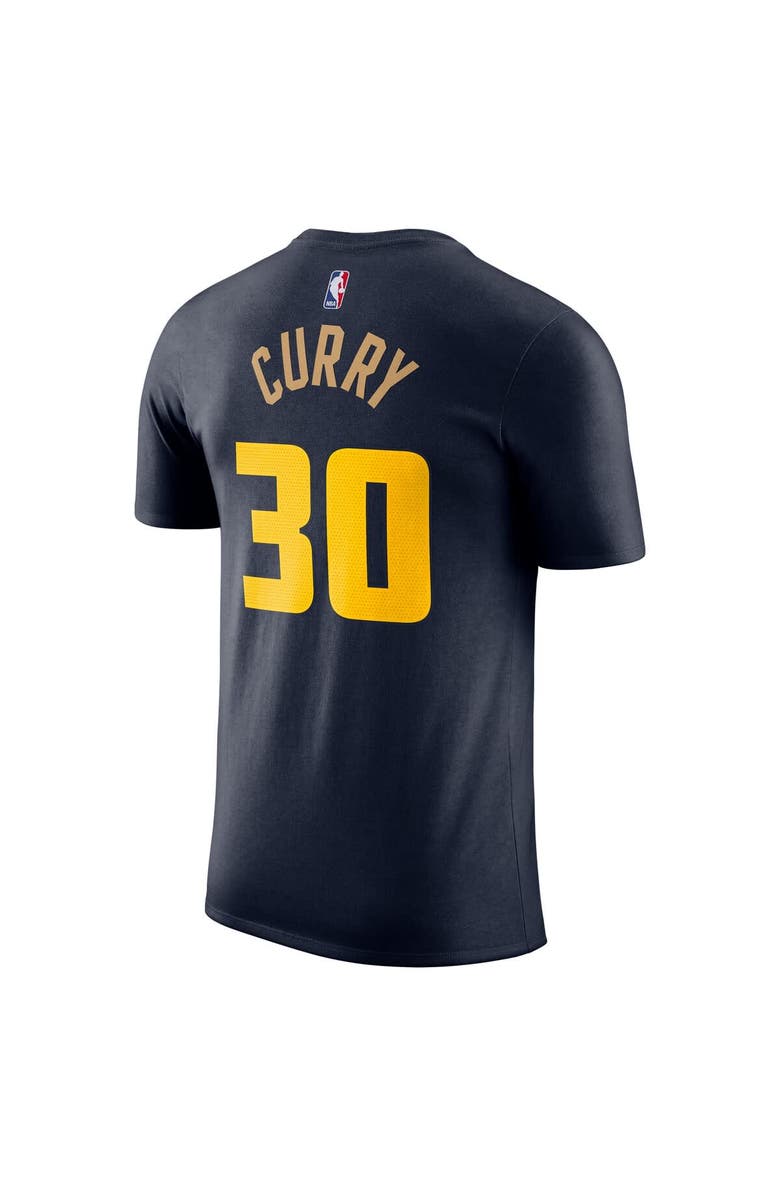Nike Men's Nike Stephen Curry Navy Golden State Warriors 2024/25 City Edition Name & Number T-Shirt, Alternate, color, 
